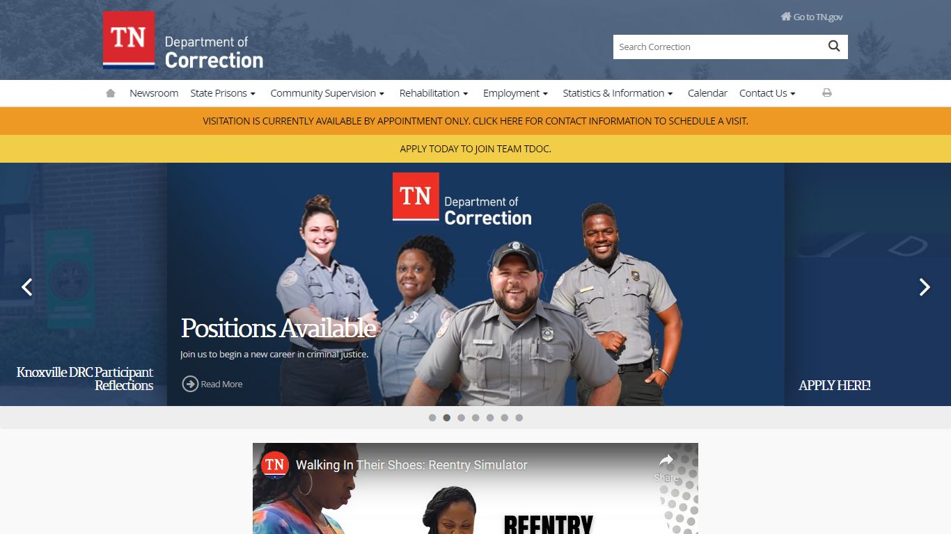 Department of Correction - TN.gov